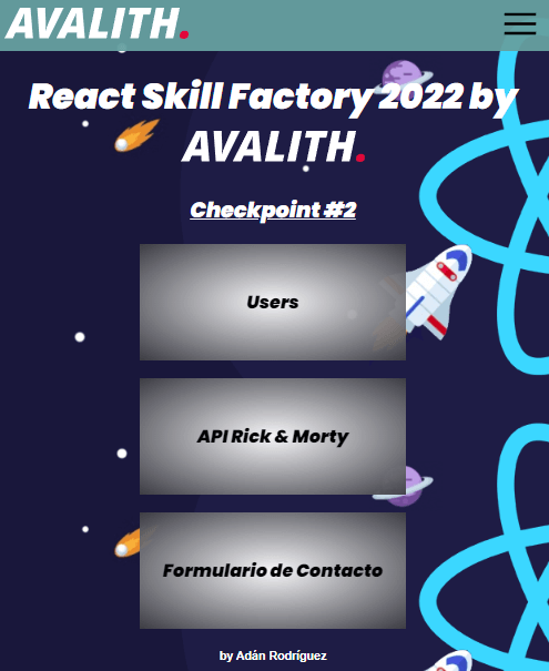 Checkpoint #2 - React Skill Factory by Avalith.